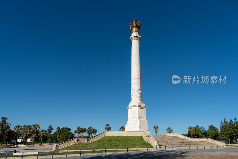 西班牙韦尔瓦的La Rabida纪念碑:美洲发现者纪念碑